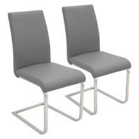 LumiSource DC-FSTR GY2 Foster Dining Chair - Set Of 2 in Grey